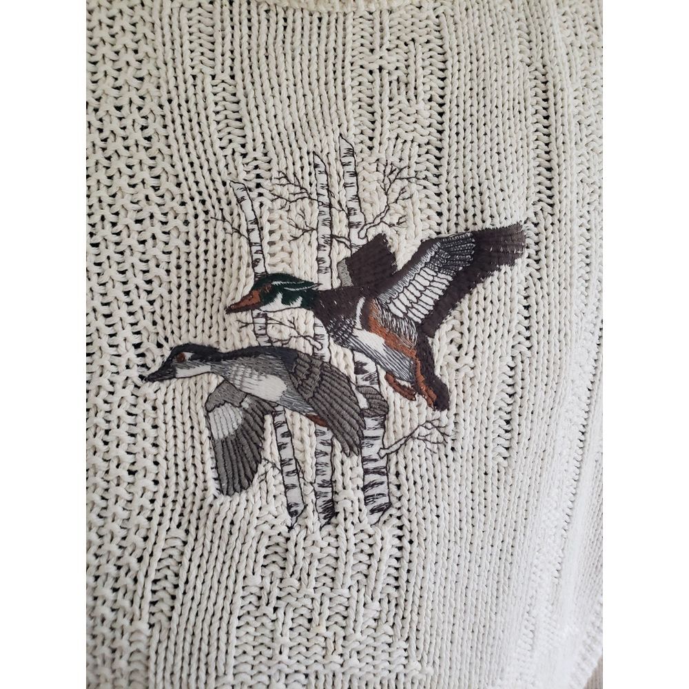 90s St John's Bay Cotton Duck Sweater - Picture 4 of 6